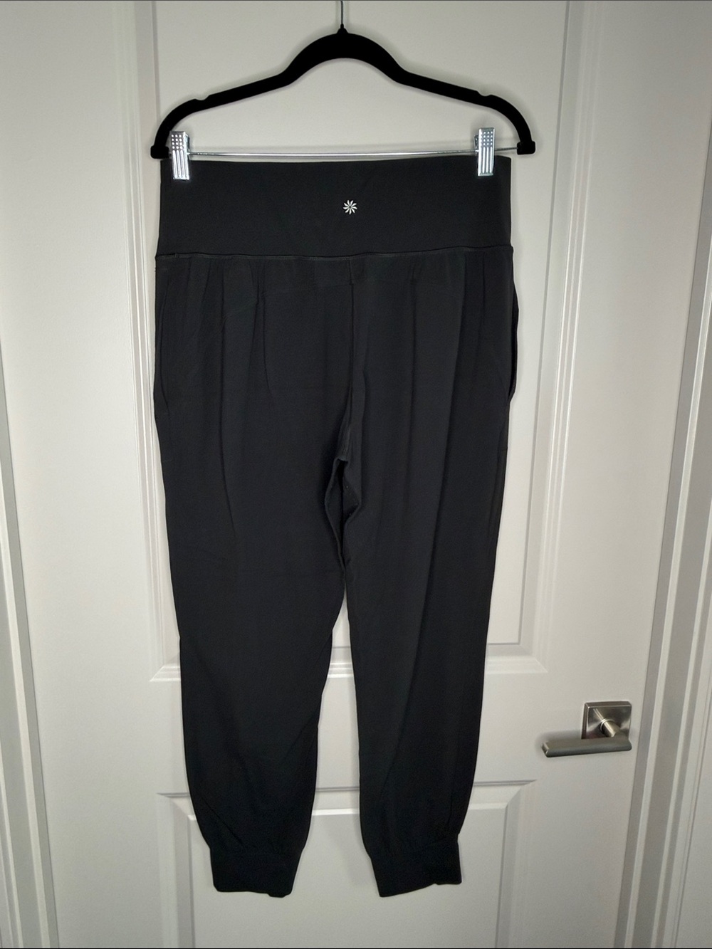 Athleta Black Salutation Jogger Pants - Picture 3 of 3